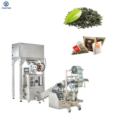 China High Precision Food Weighing Nylon Triangle Herbal Tea Bag Packing Packaging Machine for sale