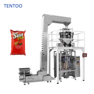 China Automatic food TENTOO multihead weigher packing machine for weighing food for sale