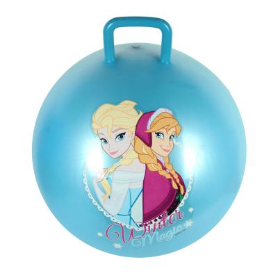 China Inflatable Toy Safty and Durable Jumping Ball with Handle for Kids Play for sale