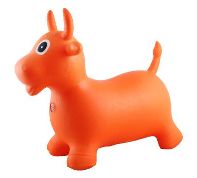 China Inflatable Toy Inflatable PVC Eco-friendly Material Ride-on Animal Bouncing Cow With Voice Indoor And Outdoor Toys for sale