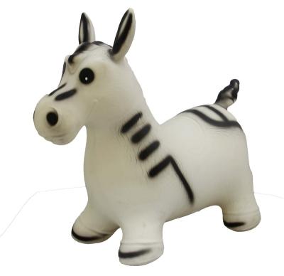 China Inflatable Toy Inflatable PVC Eco-friendly Material Ride-on Hopper Zebra Animal Indoor And Outdoor Toys for sale