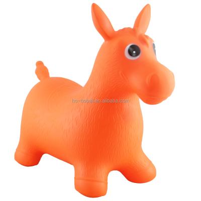 China Bull Inflatable Bouncy Horse Hopper Inflatable Toy Jumping Animal Hopper for sale