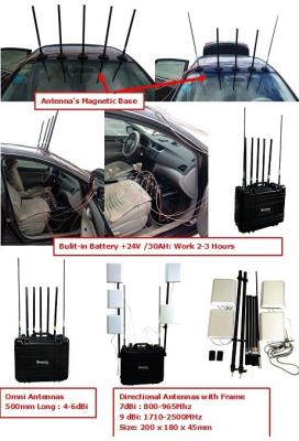 Cina Raggio dell'emittente di disturbo di VHF di frequenza ultraelevata di LOJACK 115W con 50-150 metri che inceppano gamma in vendita