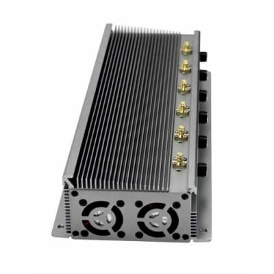 China 6 Antennas Radio Signal Jammer , CDMA 2G 3G 4G Wifi Signal Jammer Device for sale