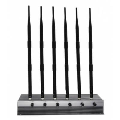 China AC220V-DC12V 15 Watt Rf Signal Blocker , Mobile Phone Signal Jammer High Power for sale