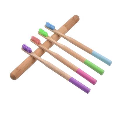 China Biodegradable Organic Natural Charcoal Infused Bamboo Toothbrush Eco-Friendly Disposable Bristles Universal Professional for sale