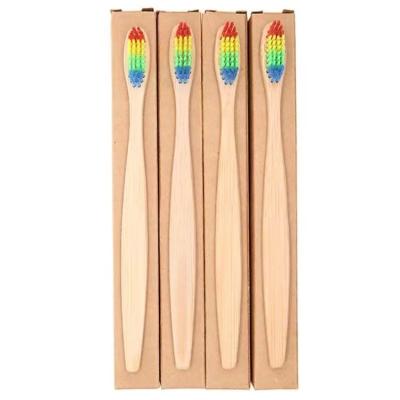 China Super Popular Environmentally Friendly and Degradable 100% Biodegradable Toothbrushes Set Travel Adult Soft Organic Charcoal Hotel Moso Bamboo Toothbrush for sale