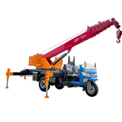 China TRUCK CRANE Factory directly 3 ton mini pickup tricycle mounted crane for sale