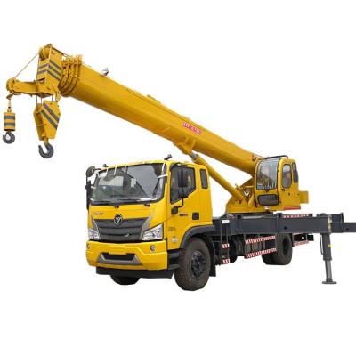 China TRUCK CRANE Futian Chassis 16 Ton Hydraulic Truck Crane For Sale for sale