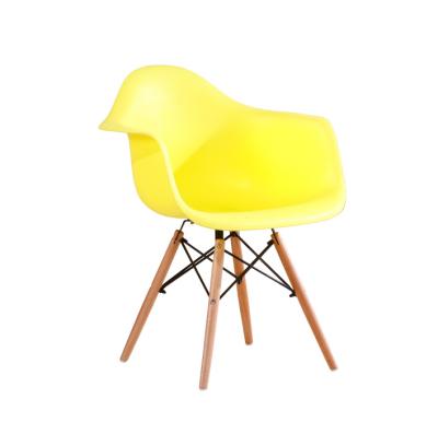 China Wholesale High Quality Hot Sale Removable PP Nordic Seat Dining Chair With Beech Wood Leg for sale