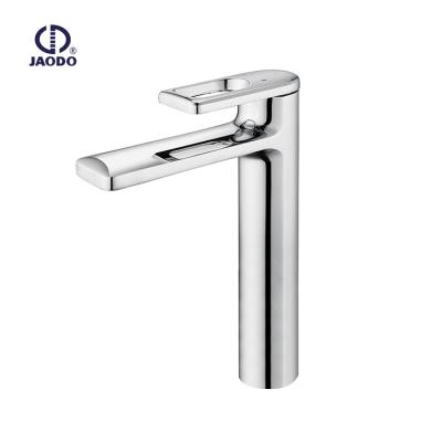 China Amazon Bathroom Basin Faucets Luxury Brass Chrome Basin Faucet Single Handle Metered Single Handle for sale