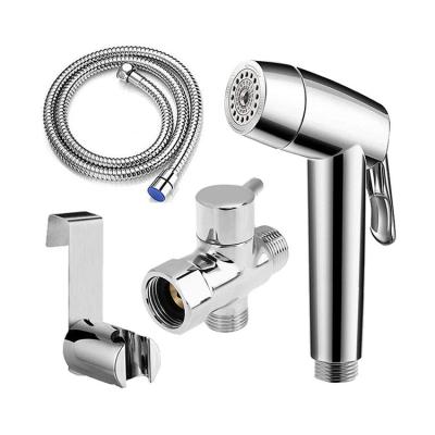 China Modern High Quality ABS Kit Faucet Set Bidet Spray Portable Hand Shattaf Sprayer for sale