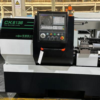 China Hard Rail Machinery Repair Shops Cheap Price Siemens Controller CK6136 CNC Lathe Machine For Metal for sale