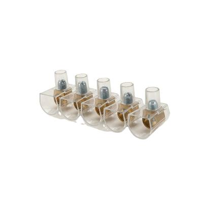 China Amazon PC Wire Lug Transparent Plastic Block Connectors Connecting Choice Screw Terminal for sale