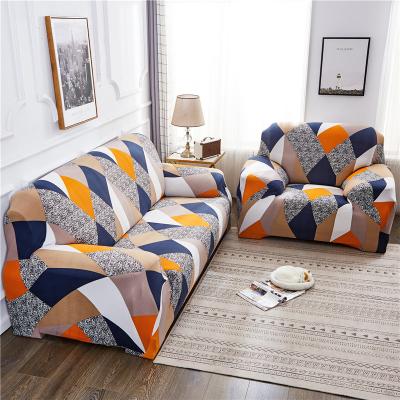 China Luxury Elastic Stretch Stretch 3 Seater 2 Seater Printing Waterproof Spandex Sofa Cover Pattern Furniture Protector for sale