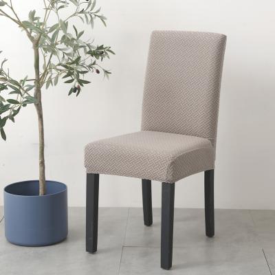 China Stretchable Artificial Wool Home Decoration Table Chair Gray Chair Cover For Library Hotel Bedroom Use for sale