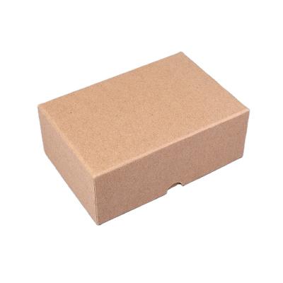 China Recycled Materials Biodegradable Logo Custom Recyclable Craft Paper Boxes And Base Box Lid For Handmade Soap Bar Packaging for sale