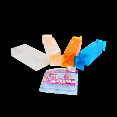 China Recycled Materials Candy Shaped Plastic Candy Packaging Boxes for sale