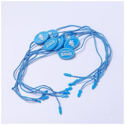 China Custom Brand Name Logo Clothing Hang tag rope String for sale