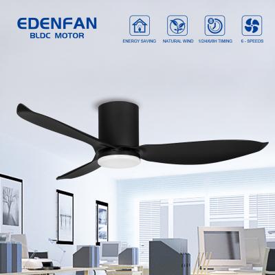 China With Light 52 Inch Modern Tricolor Ceiling Fan DC Motor LED Light For Household And Office for sale