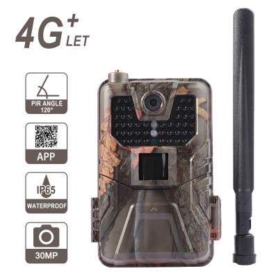 China Wireless APP Setting 4K Live Video Trail Camera Cloud Service 4G 30MP Hunting Camera Cellular Mobile Wildlife Night Vision Photo Traps for sale