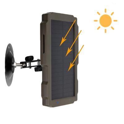 China Suntek Hunting Camera 5000mA 12V Solar Panel Trail Camera Power Supply Charger Battery For Suntek 9V HC900 HC801 HC700 HC550 HC300 Series for sale