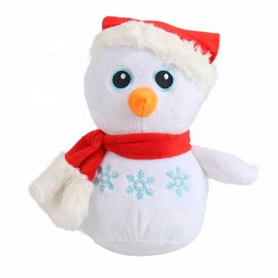 China Promotion OEM Customized Wholesale Christmas Gift Lovely Soft Plush Doll Toys Christmas Stuffed Snowman for sale