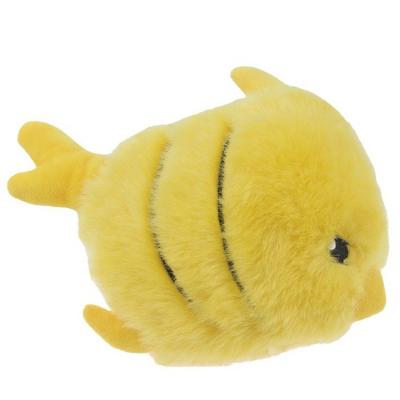 China Wholesale 25cm hot sale 25cm hot furry yellow soft plush China factory promotion beautiful Amazon sale fish plush toy for sale