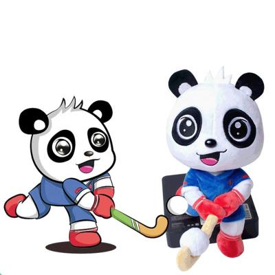 China Custom Panda Soft Toy Animal Cheap Stuffed Plush Toys 25cm Promotion Mascot OEM ODM Promotional Gift Company for sale