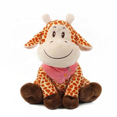 China Promotion CE Standard Baby Safe Newborn Gift Cute Soft Plush Toy Giraffe Cuddle Plush Toy Giraffe for sale