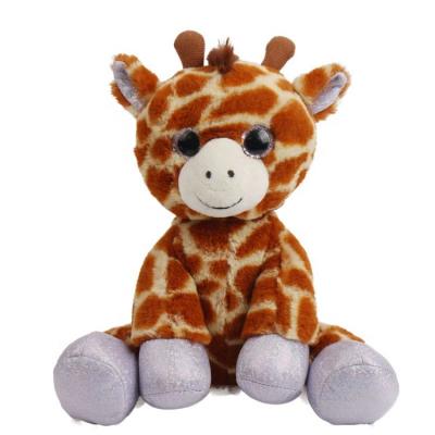 China Promotion OEM Factory Wholesale Cute Ty Eyes Furry Soft Plush Giraffe Cuddly Plush Toy For Kid for sale