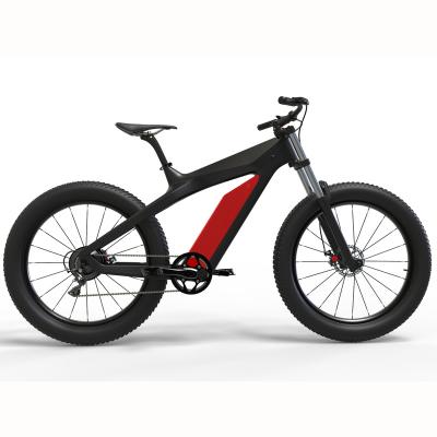 China Wholesale KONTAX Carbon Fiber Electric Fatbike E-Bike Electric Fatbike Mountain Bike Carbon Fiber Electric Bicycle Fashionable 1000W 48V Clincher Fat Bike for sale