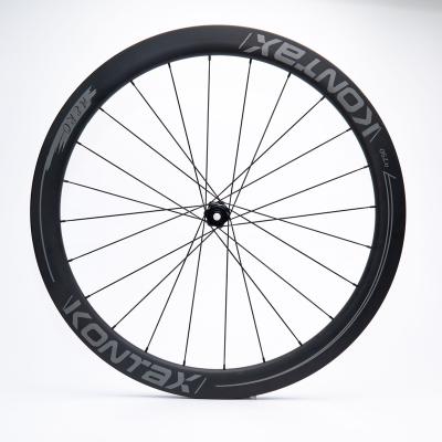 China Road Bikes 700C Carbon Fiber Wheel Set Anvil Carbon Wheels Road Bike Cycling Bicycle Wheelset for sale