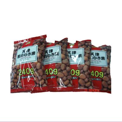 China Rich In Vitamin Rich In Healthy Halal Organic Vitamin Sweet Peeled Roasted Chestnuts Snack for sale