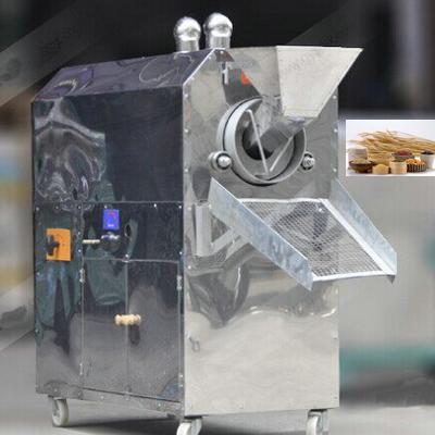 China Roast Grain Seed Stainless Steel Dry Rotary Drum Tray Peanut Roasting Machine for sale