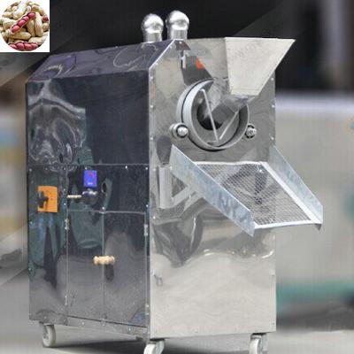 China Roast Grain Seed Stainless Steel Dry Rotary Drum Tray Soya Bean Roasting Machine for sale