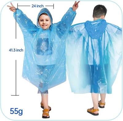 China Custom Outdoor Poncho Poncho Fashion High Quality Cheap Factory Raincoat Outdoor Windproof Waterproof Pe Poncho Coat for sale