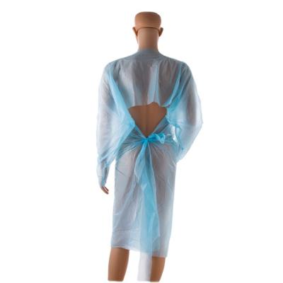 China Surgeon Antibacterial Surgical Protective Isolation Medical Disposable Sms Made Reinforced Cloak Operation Theater Coat Surgery Scrub Suit DRESS for sale