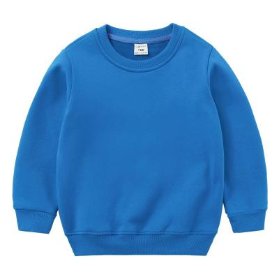 China 100% cotton children's velor sweater boys winter solid color anti-pilling warm hoodie girl's velor sweater for sale