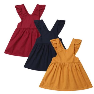 China New Ins Children's Wear Flying Sleeve Dress Summer Anti-Static for sale