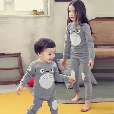 China New QUICK DRY children's cotton spring and autumn boys and girls autumn clothes children's pajamas for sale