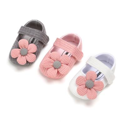 China 0-1 Years Lasting Little Flower Baby Shoes Princess Shoes Soft Bottom Baby Toddler Shoes for sale