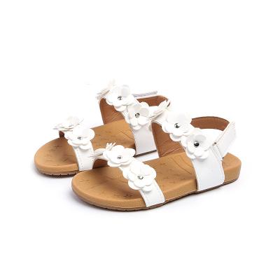 China New Durable Soft Bottom Flower Girls Sandals Student Flower Kids Sandals for sale