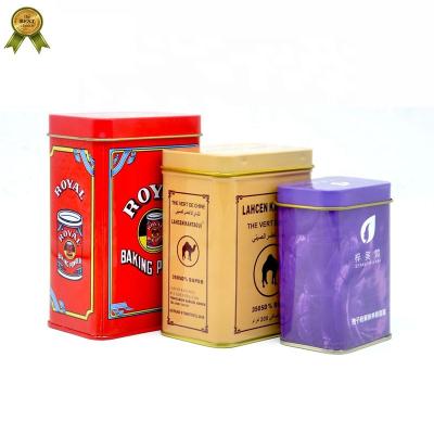 China Gift & ITTB-CF Craft OEM Hot Selling Coffee Bean Tin Box Food Grade Square Tin Container Box For Coffee /Tea for sale