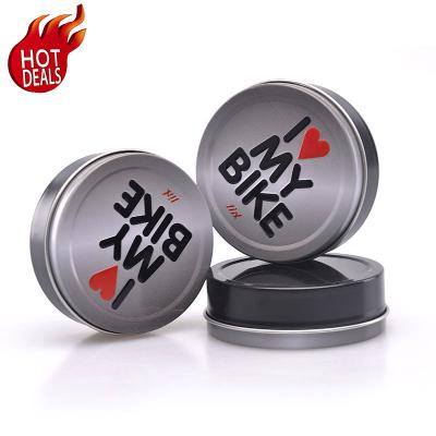 China Material Custom Recyclable Small Round Cosmetic Ointment Tin Box Packaging Shoe Polish Tin Case Wholesale for sale