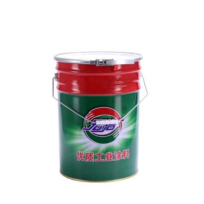 China Recyclable For Sale Price Custom Logo Metal Tin Pail Empty Paint Tin Can Pail With Lid Handle for sale