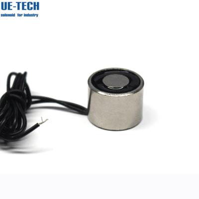 China EU-2015 DC12V/24V Small Holding Magnet Electromagnet Electric Solenoid Dia.20x 15mmH for sale