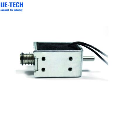 China UE-0837S DC12V/24V 37 x26 x20mm Solenoid Trigger Solenoid Valve Push Pull Mechanical Parts for sale