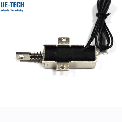 China UE-0436S DC12V/24V 36.5 x14 x10mm Pull Solenoid Trigger Solenoid Valve Mechanical Parts for sale