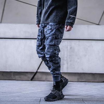 China Wholesale Viable Camouflage Joggers Sweatpants Streetwear Mens Sports Slim Cotton Cargo Printed Military Pants With Pocket for sale